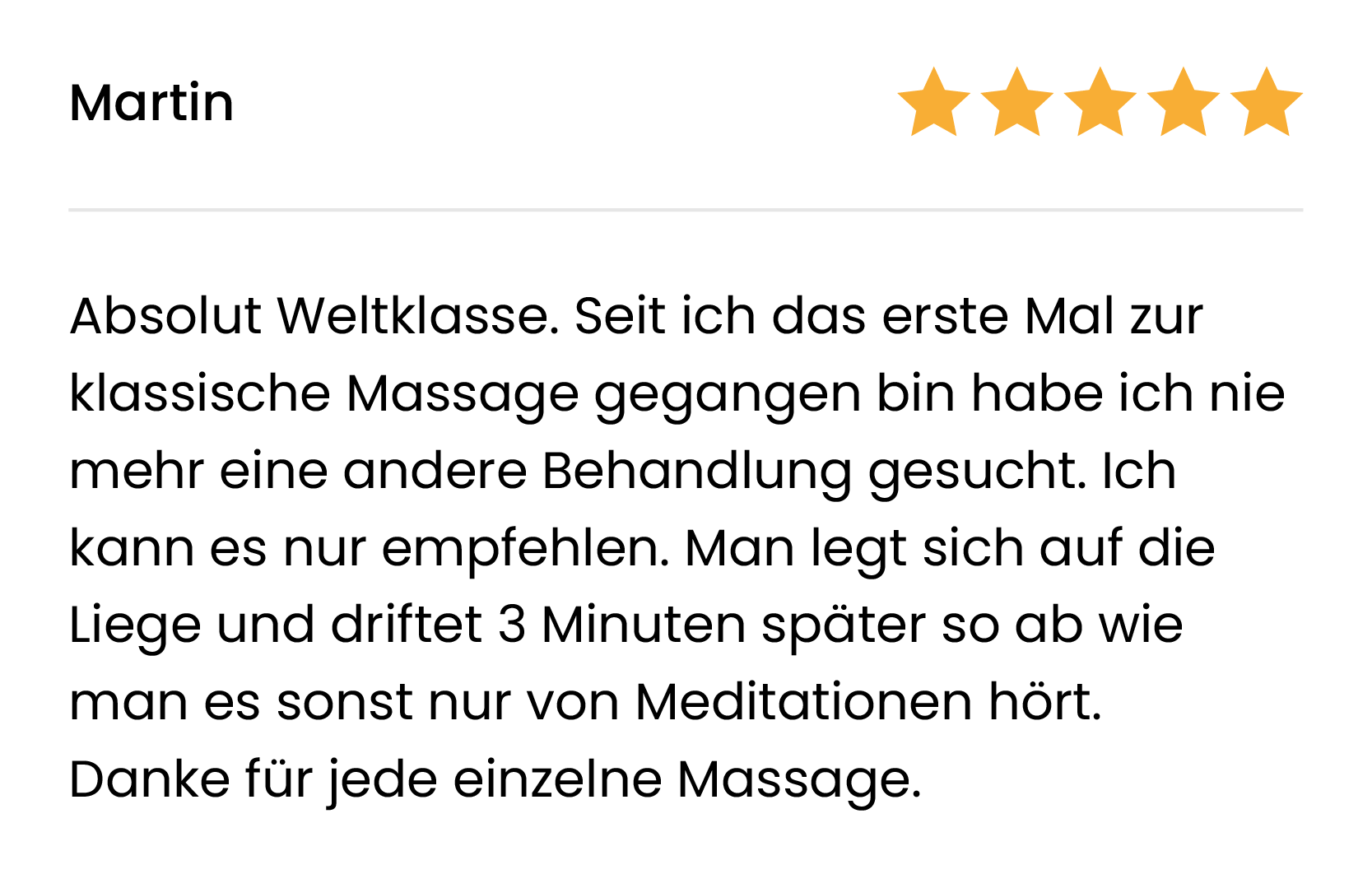 Massage Referenz Volketswil 1