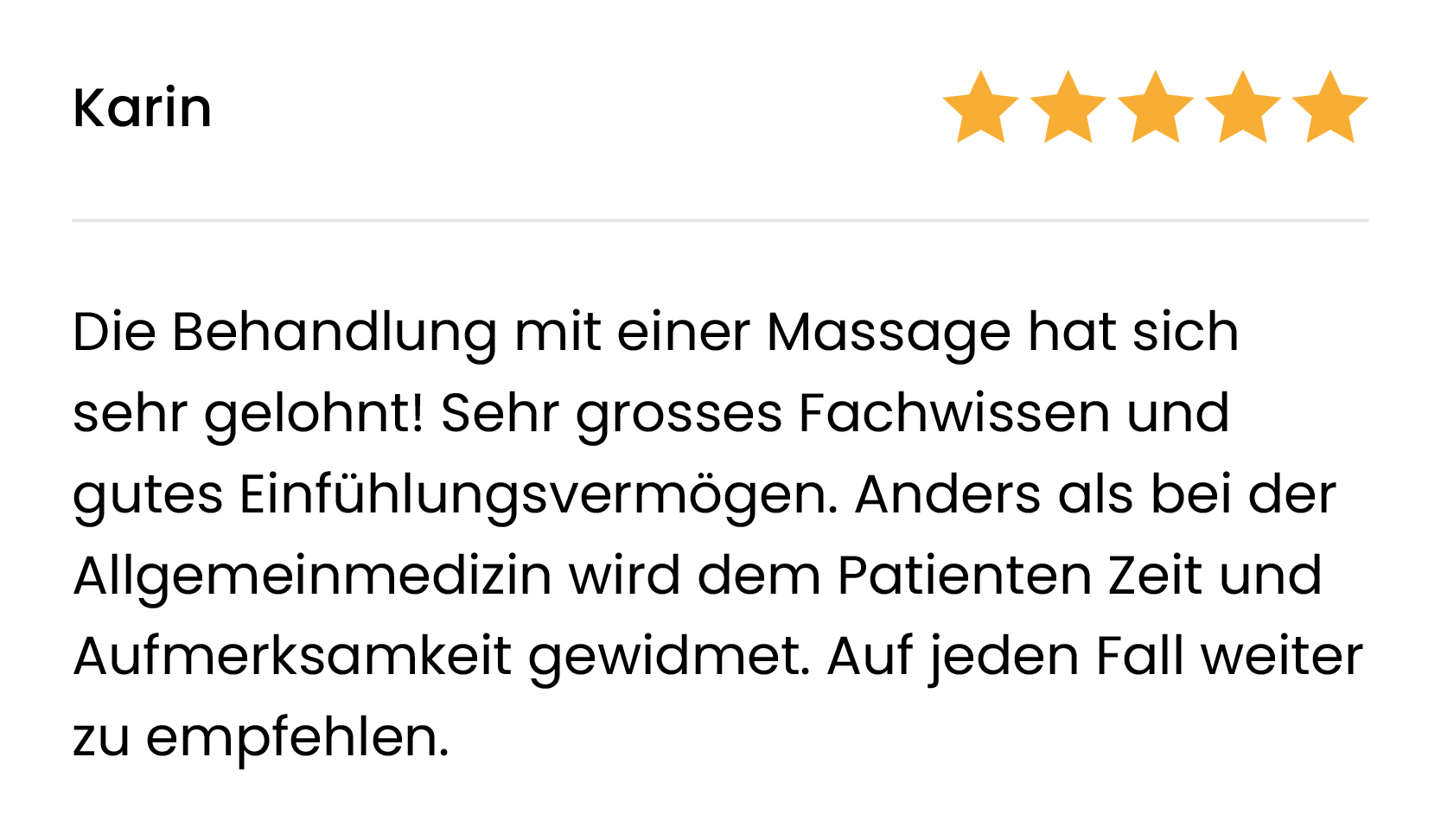Massage Referenz Volketswil 3