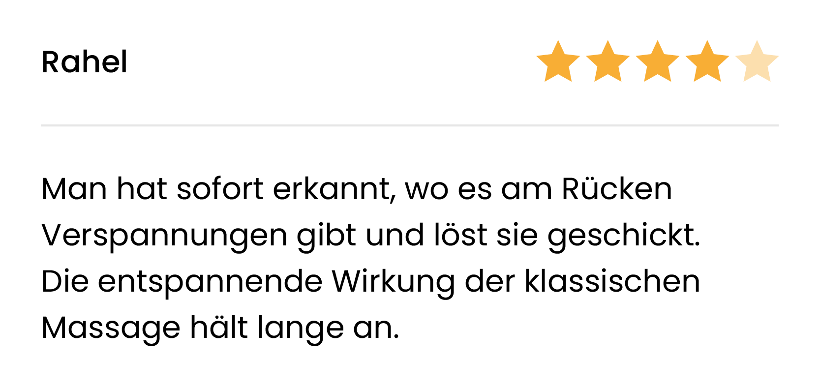 Massage Referenz Volketswil 5