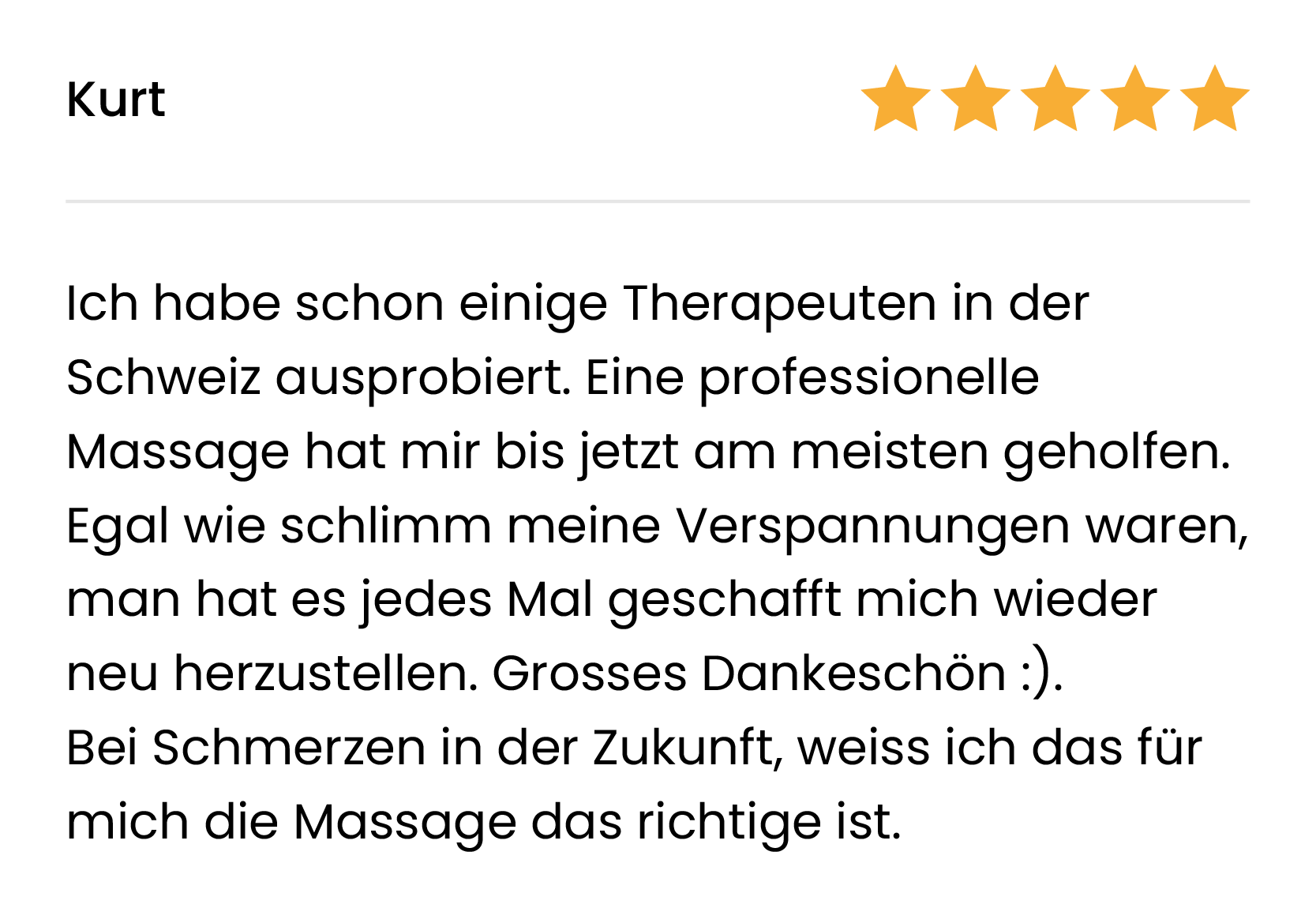 Massage Referenz Volketswil 6